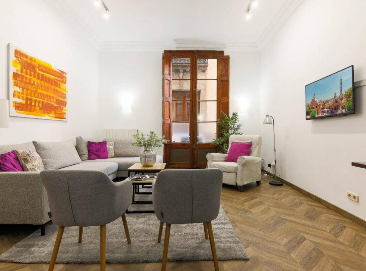 Great Spacious Apartment In The Gothic Quarter Barcelona Bagian luar foto